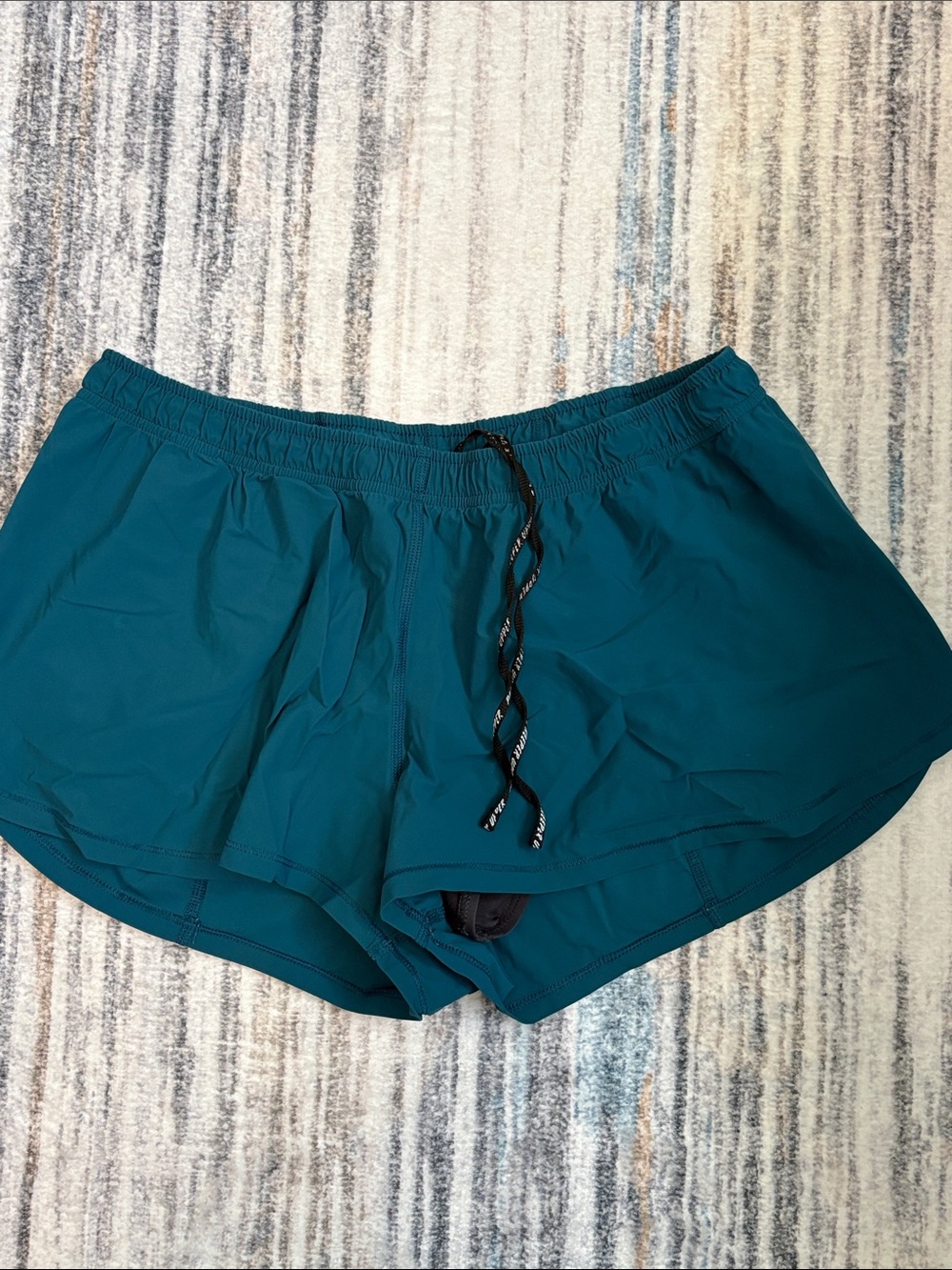 Jolyn Clothing Teal Athletic Drawstring Shorts